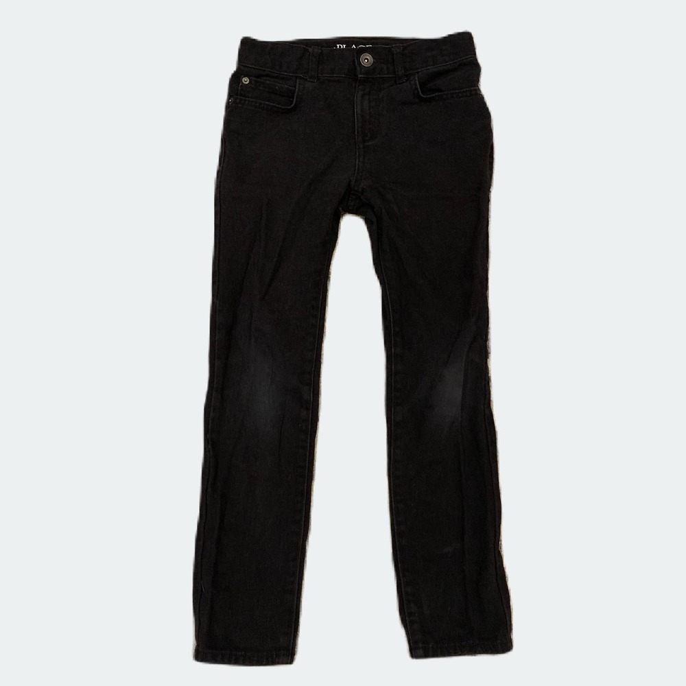 The Childrens Place Black Denim Skinny Jeans Youth Boy’s‎ size 8